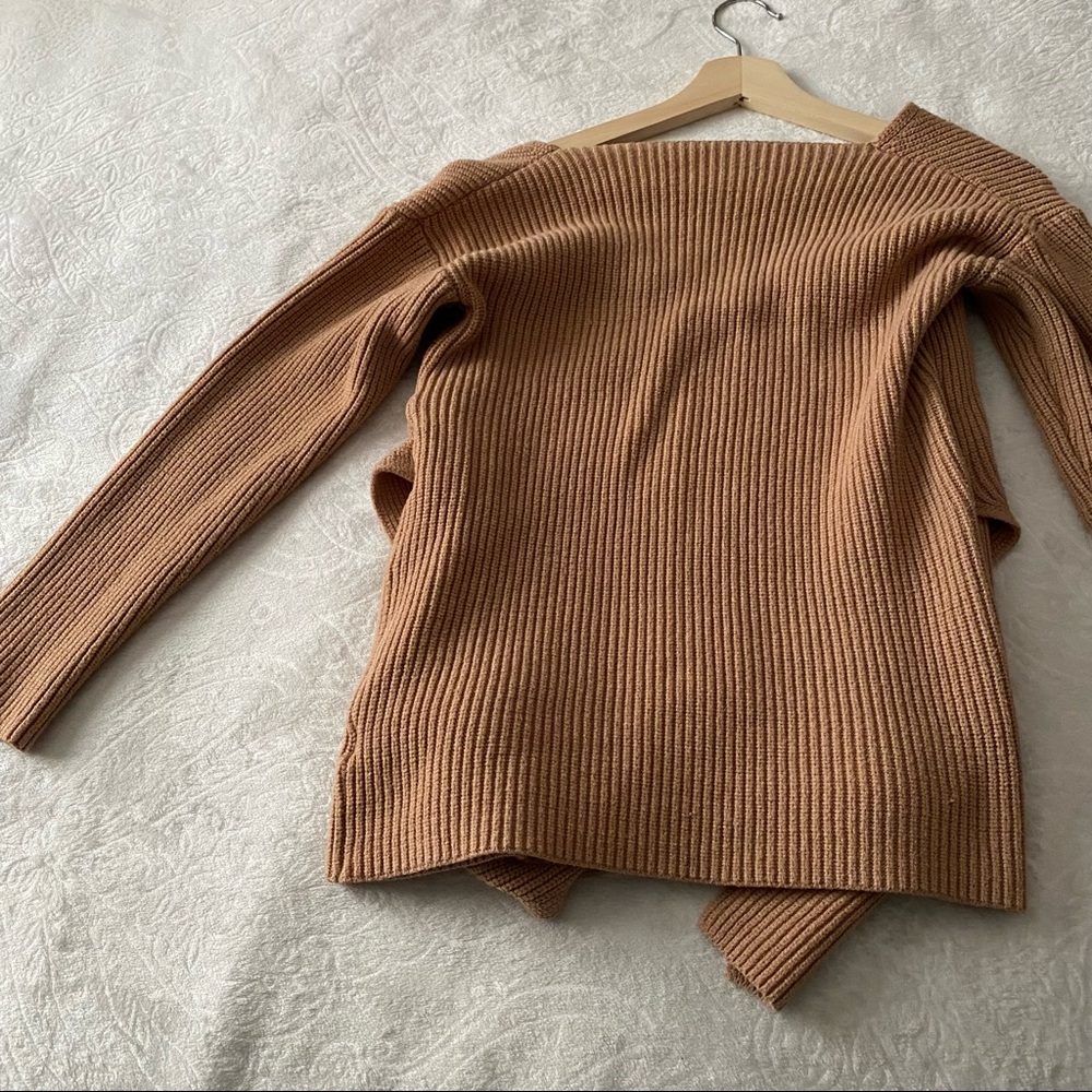 Ribbed Wrapped Front Sweater - Picture 5 of 8
